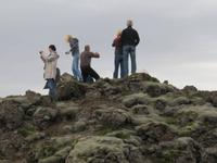 987 Island - Fahrt entlang der Südküste - Stopp am größten Lavafeld Islands