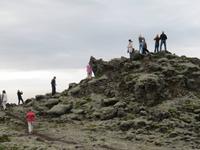 988 Island - Fahrt entlang der Südküste - Stopp am größten Lavafeld Islands