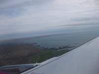 Wir haben Island schon erreicht und gleich werden wir landen