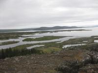 Blick vom Aussichtspunkt Hakid auf den Nationalpark Thingvellir