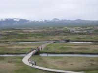 Blick vom Althingplatz auf den Nationalpark