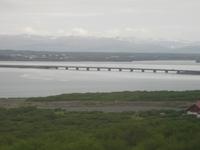 Brücke über den Borgarfjördur bei Borgarnes