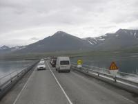 Fahrt über den Borgarfjördur