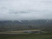 Snaefellsjökull leider in den Wolken