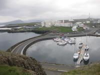 Stykkisholmur - Hafen und Franziskaner Kloster