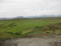 Golfplatz hinter dem Hotel Stykkisholmur
