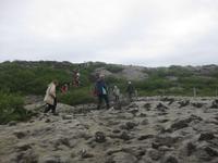 Aufstieg zum Krater Grabrok