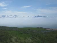 Am Nachmittag versteckt sich das Meer bei Husavik unter dem Nebel