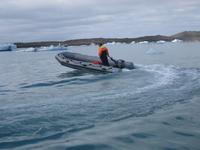 Gletscherlagune Jökulsarlon - Serviceboot