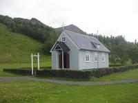 Die Kirche im Heimatmuseum Skogar