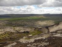 Blick vom Grabrok - Krater