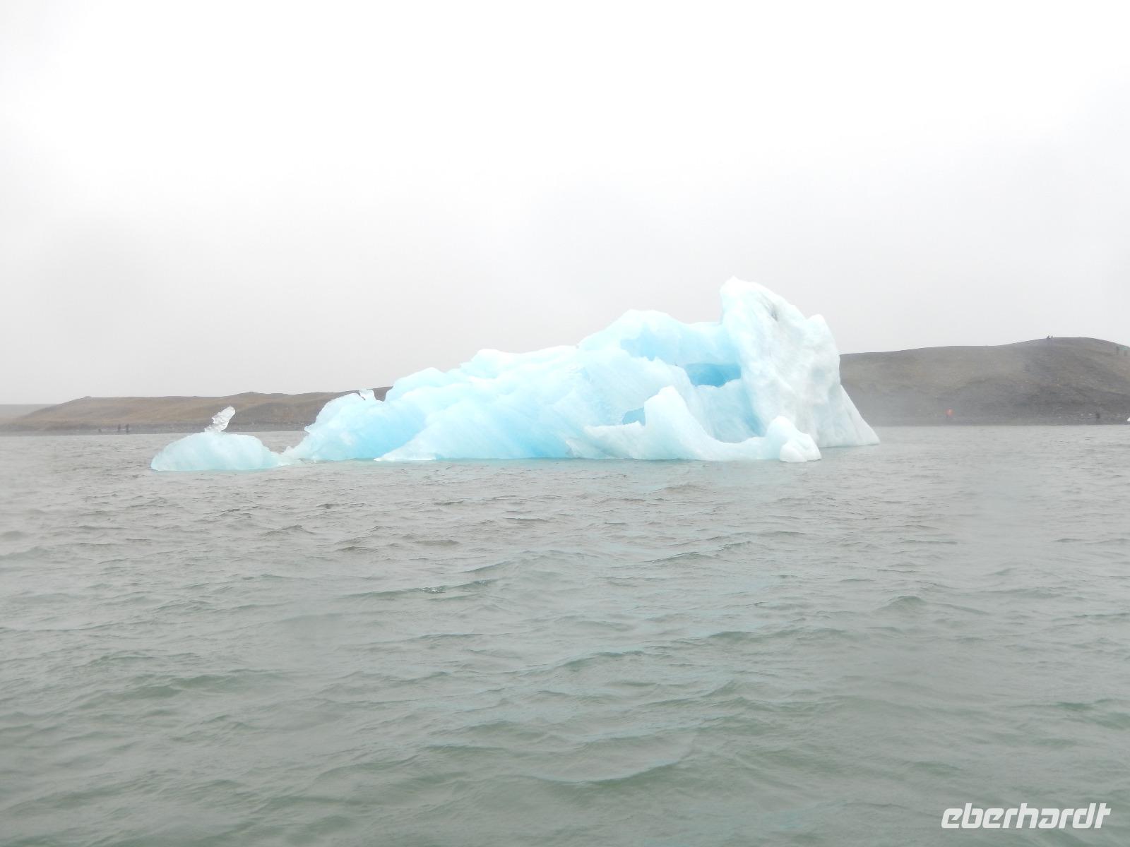 Die Eisberge haben tolle Farben
