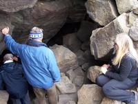 Abstieg in die Heißen Quellen