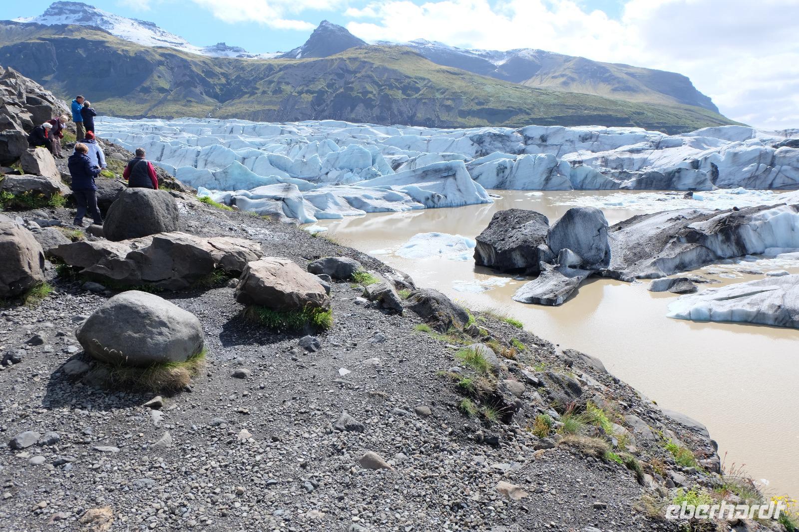Gletscher Svinafellsjokull 