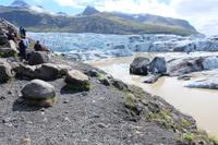 Gletscher Svinafellsjokull 