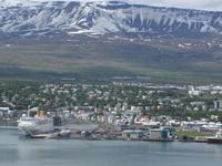 Blick auf Akureyri