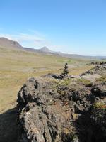 Ein Eberhardt-Steinmännchen in Island