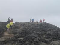 Aufstieg auf den Krater