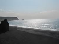 Ausblick von der Vogelinsel Dyrhóley