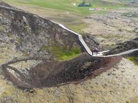 Island - Krater Grábrók 