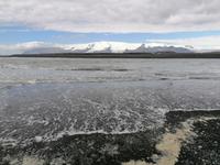 Sandstrand Gletschlagune Jökulsarlon