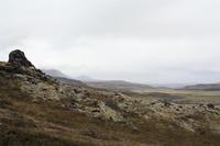 Blick vom Krater Grábrók