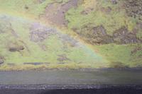 Regenbogen am Wasserfall Skógarfoss