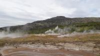 Die Gegend der Geysire