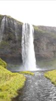 Seljalandsfoss - man kann dahinter laufen