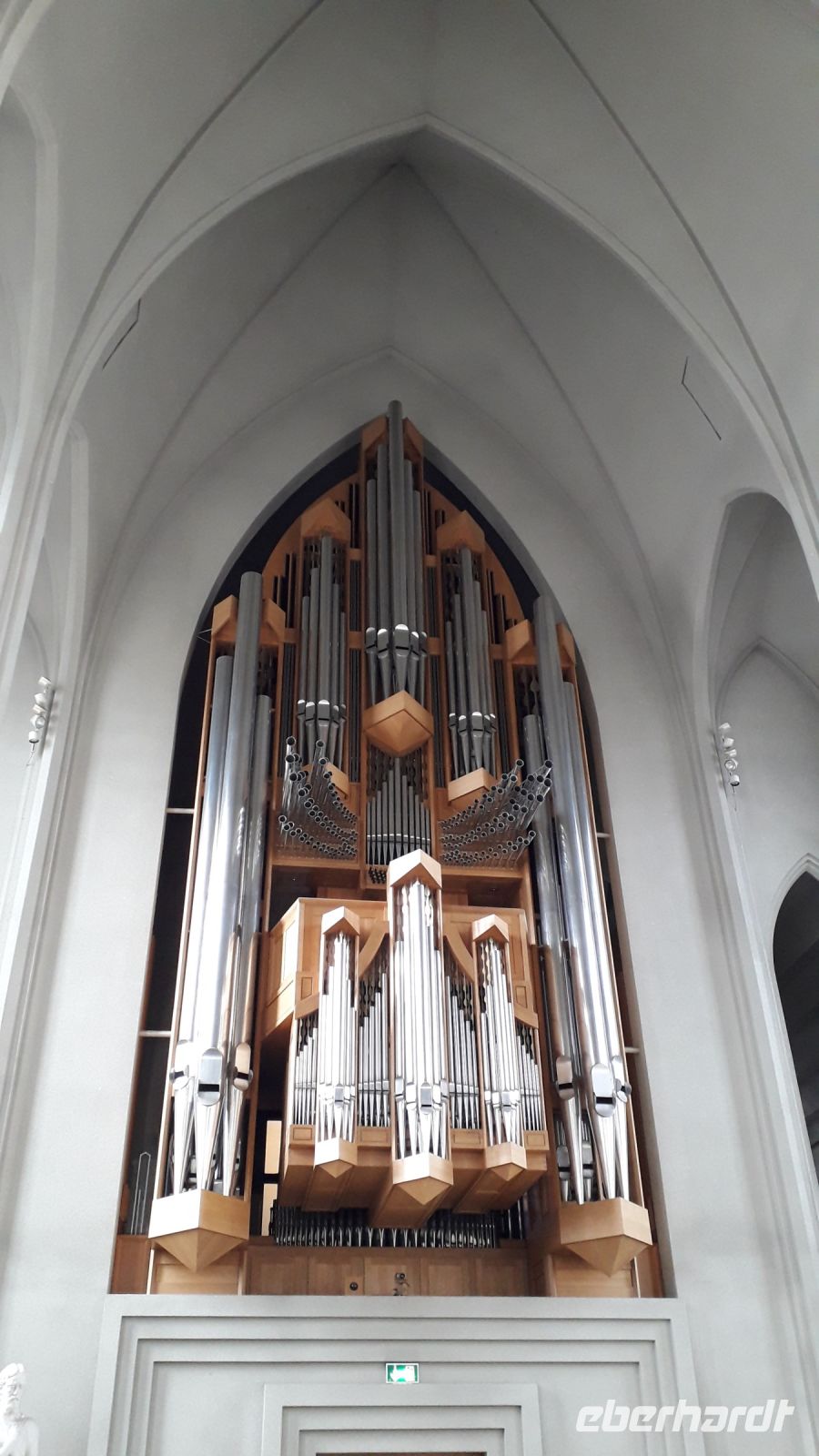 Die Kirchenorgel in Reykjavik