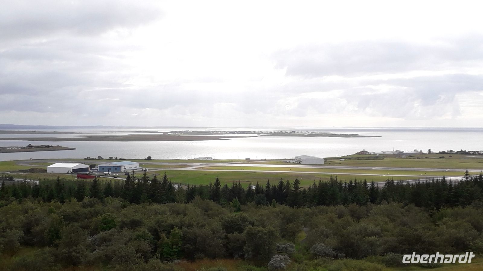 Der Blick von Perlan in Reykjavik