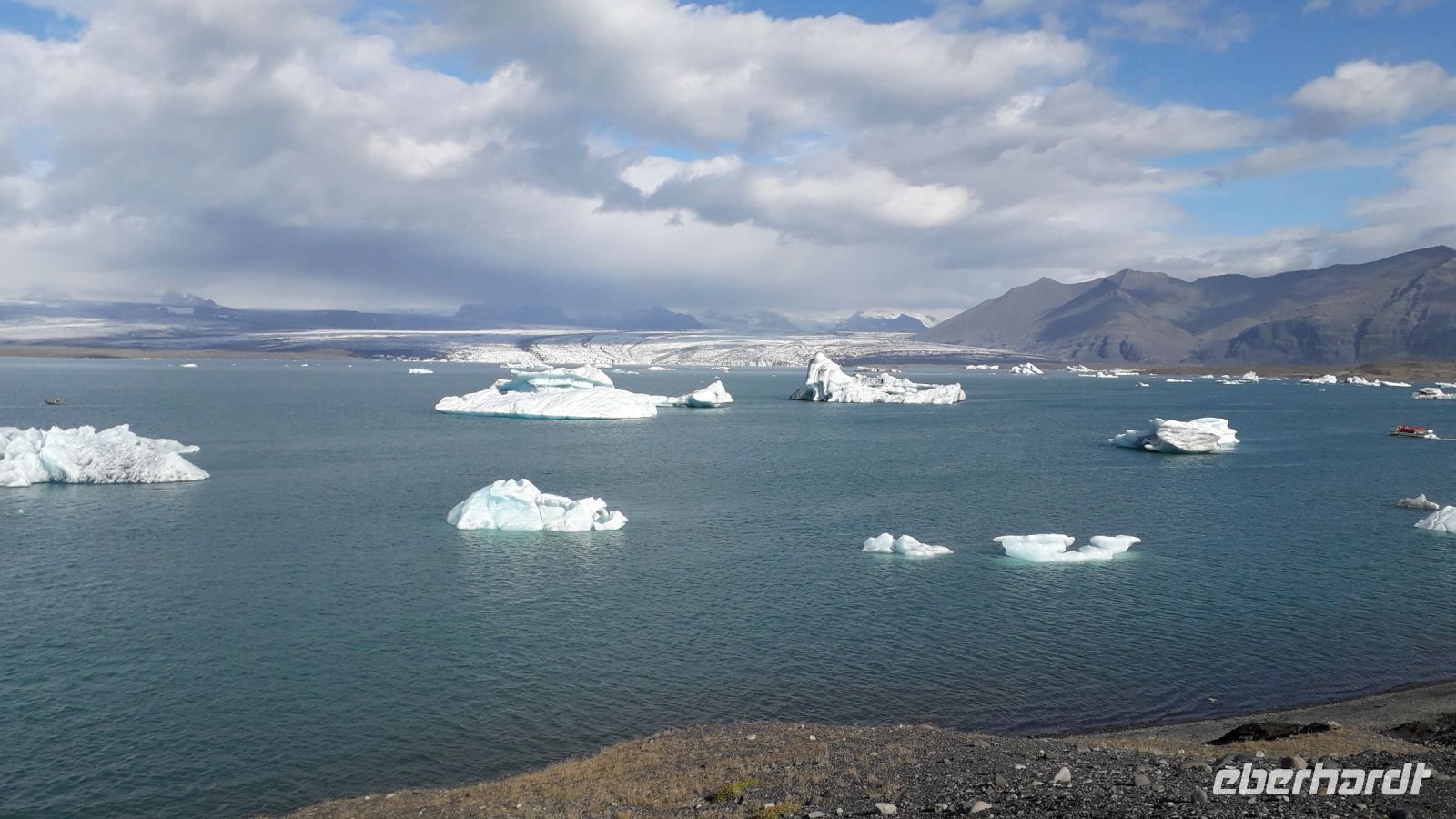 Die Gletscherlagune Jökulsarlon