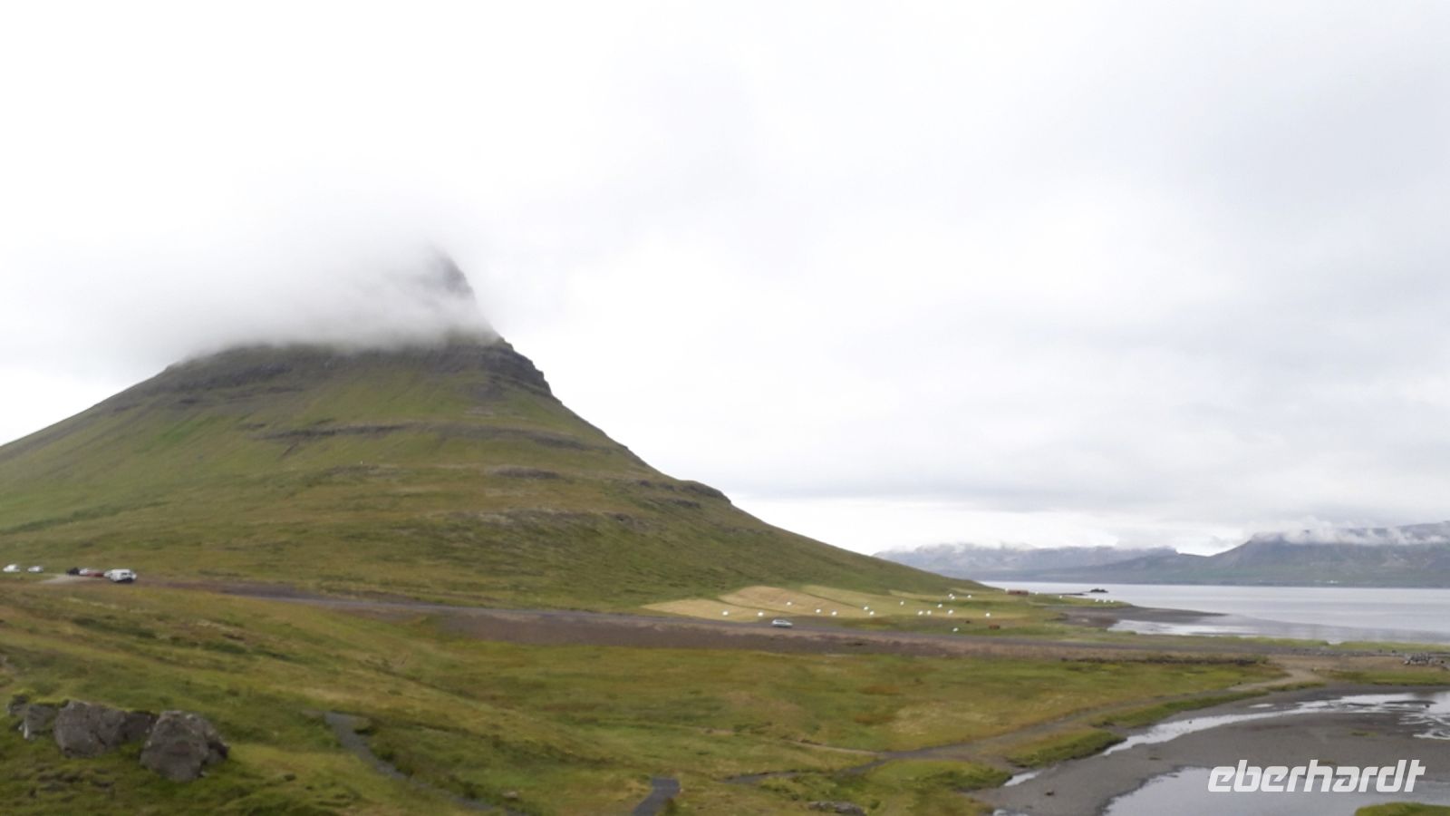 Der Kirchenberg, leider etwas in den  Wolken