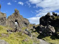 Spaziergang am Strand von Djupalón
