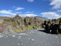 Spaziergang am Strand von Djupalón