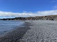 Spaziergang am Strand von Djupalón