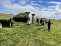 Torfhäusern auf dem Pferdehof