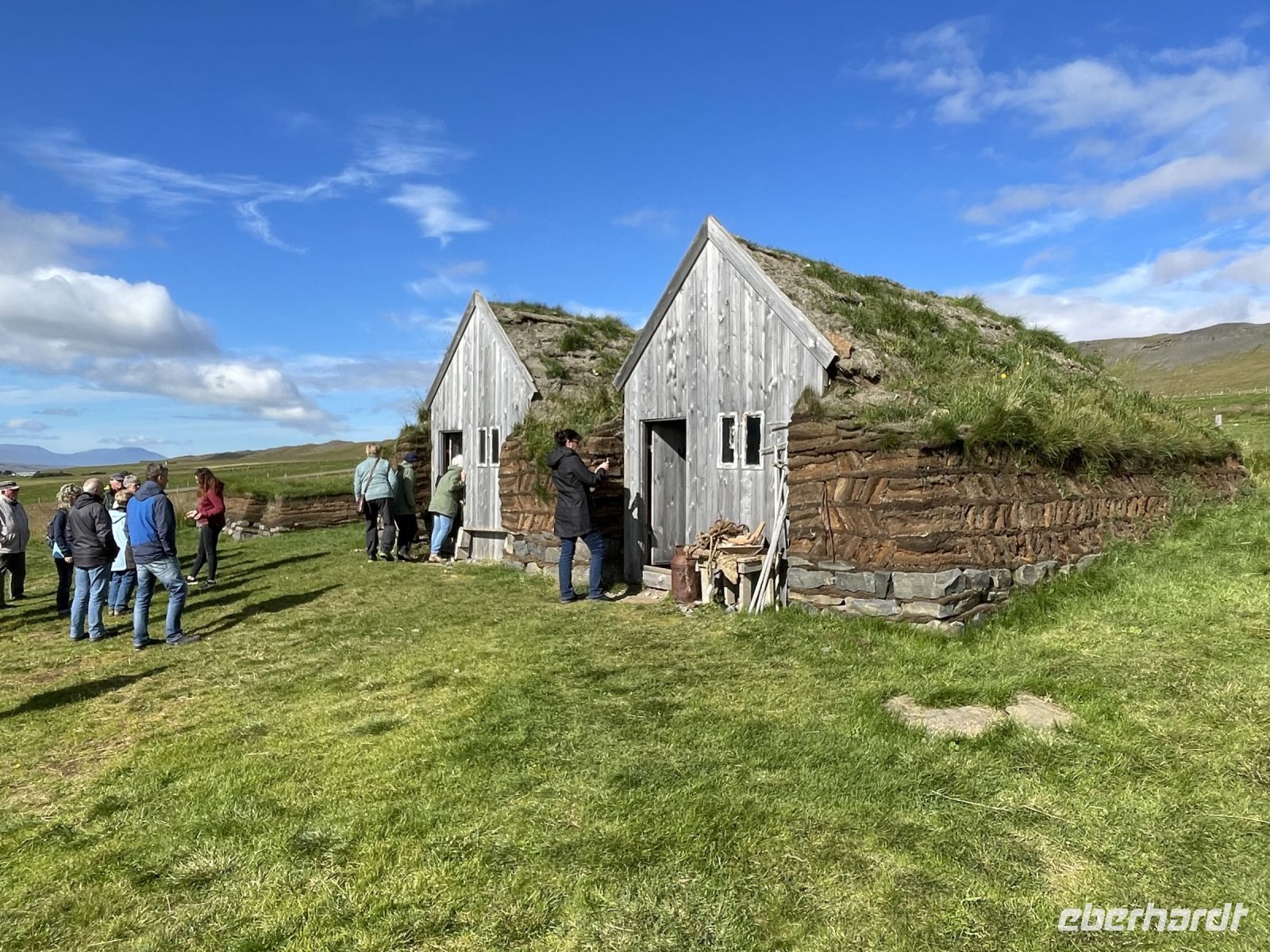 Torfhäusern auf dem Pferdehof