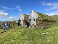 Torfhäusern auf dem Pferdehof