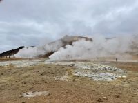 Rundgang an den Schlammfeldern von Namaskard