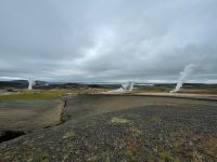 Rundgang an den Schlammfeldern von Namaskard