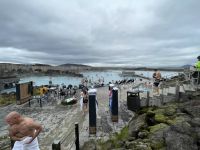 Baden in der Jördbin Badelagune 