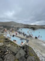 Baden in der Jördbin Badelagune 