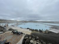 Baden in der Jördbin Badelagune 