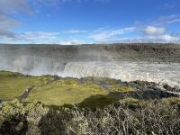 Rundgang am Dettifoss Wasserfall