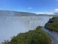 Rundgang am Dettifoss Wasserfall