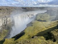 Rundgang am Dettifoss Wasserfall