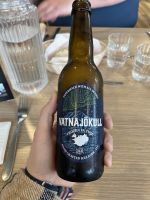 Lokales Bier im Hotel Jökull in Höfn