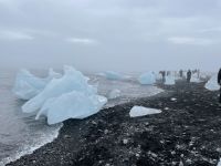 Spaziergang am Strand – Diamond Beach