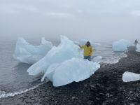 Spaziergang am Strand – Diamond Beach
